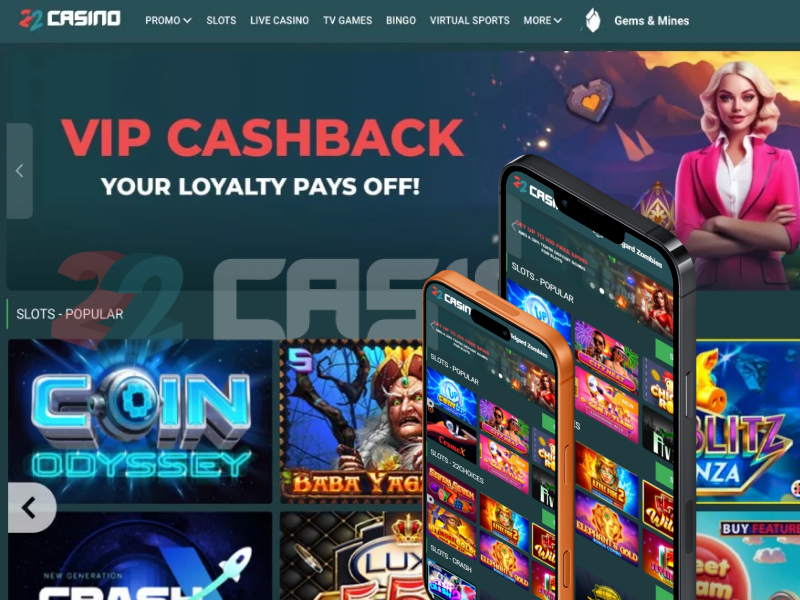 22Casino España: ¡Regístrate y Gana el 100% de Bono Hoy! 2026